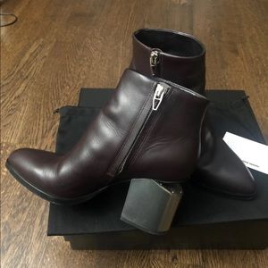 ALEXANDER WANG Gabi Calfskin Leather Ankle Boot